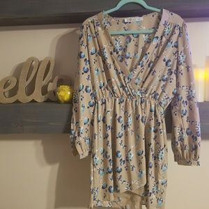 Dresses | Honey Belle Wrap Dress Mini Womens Large | Poshmark